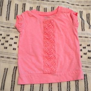 NWOT Carter's Tee w/ Crochet Detail